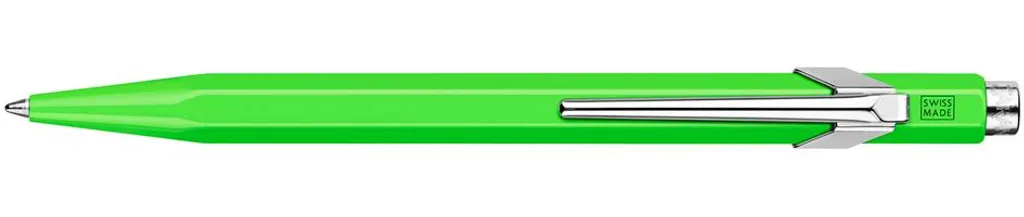 Stylo Bille 849 Popline Vert Fluo Idéal pour les Notes et le Bureau