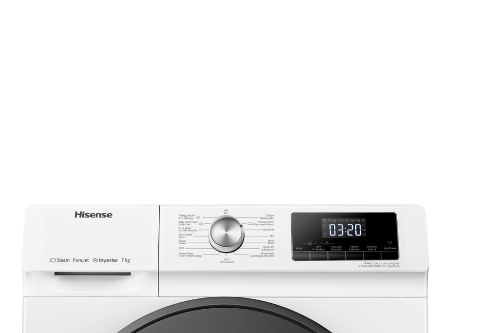 Hisense WFQA7014EVJM Waschmaschinen Weiß 