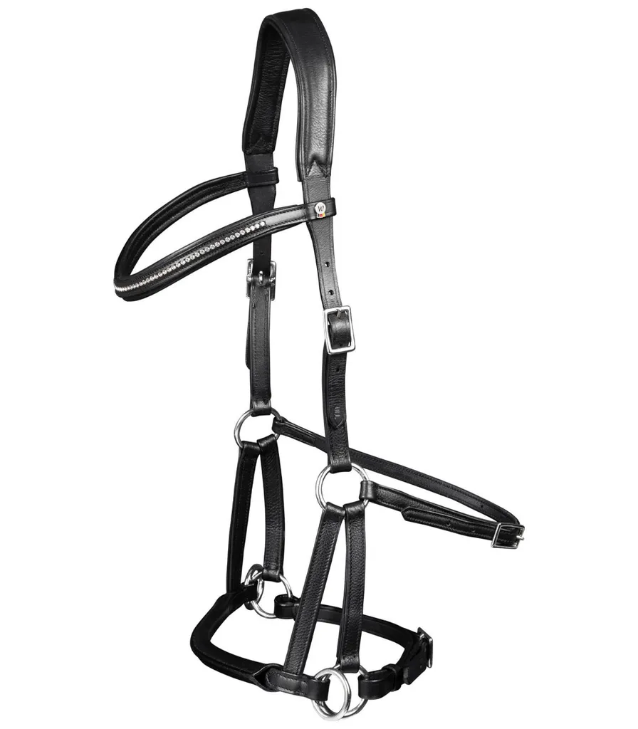 Bridon sans mors Nuova Waldhausen : confort pour chevaux sensibles WB