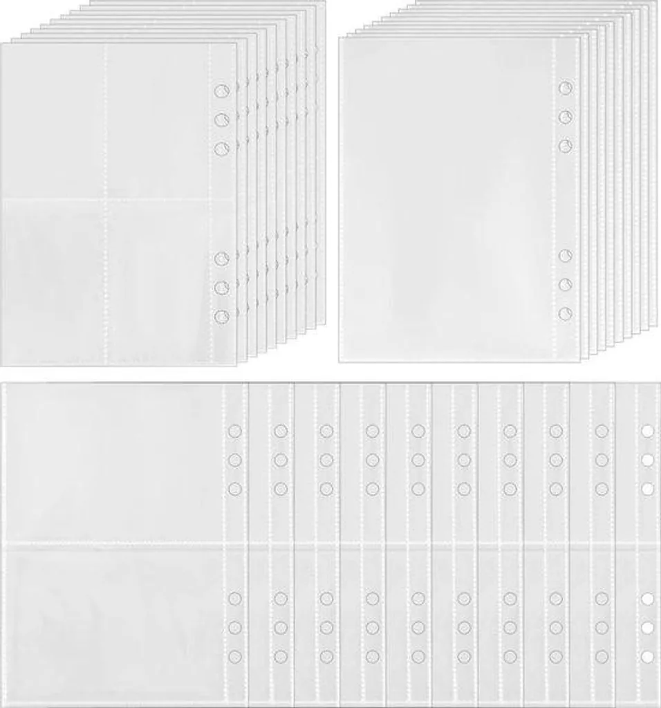 Pochette imperméable A5 noire - Finis les documents mouillés - 30 pcs