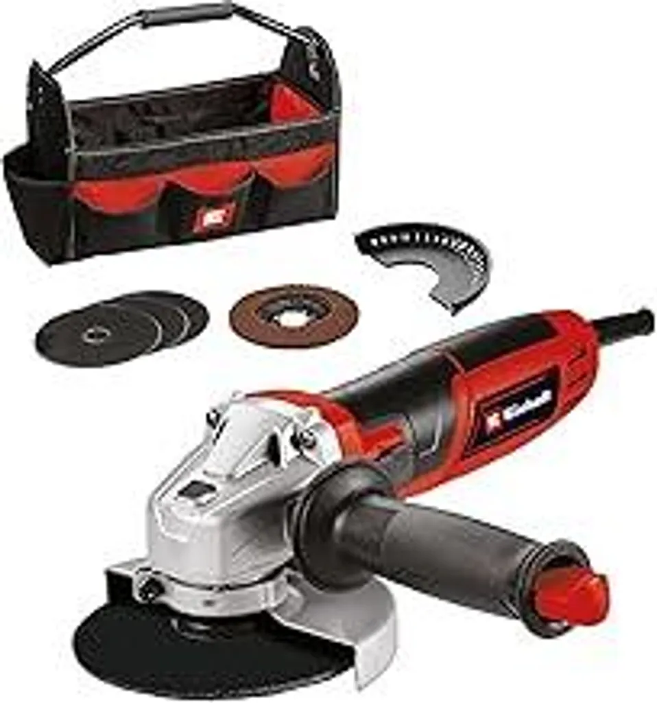 Smerigliatrice Einhell TC-AG 125/850 Kit Offerta Completa con Borsa