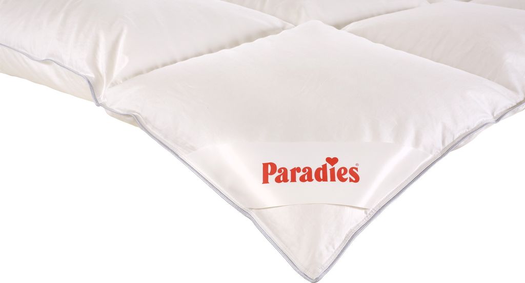 Paradies Daunendecke 155x220 cm Winter Decke "Galia 100" RDS Gänsedaunen 100% Gänsedaunen 100% Baumwolle
