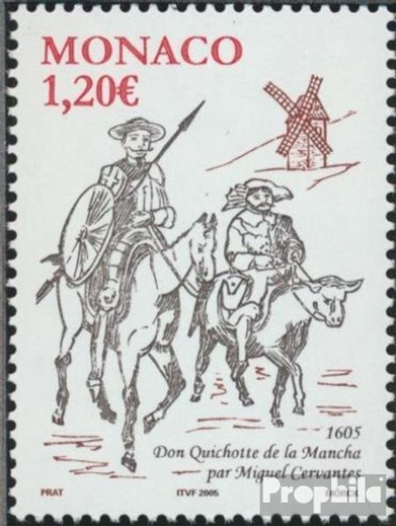 Briefmarken Monaco 2004 Mi 2731 (kompl.Ausg.) postfrisch Roman Don Quijote