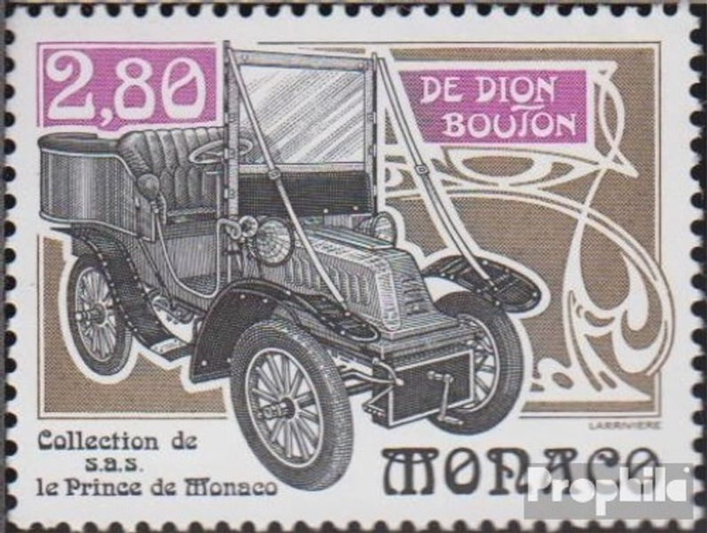 Briefmarken Monaco 1994 Mi 2185 (kompl.Ausg.) postfrisch Automobilmuseum