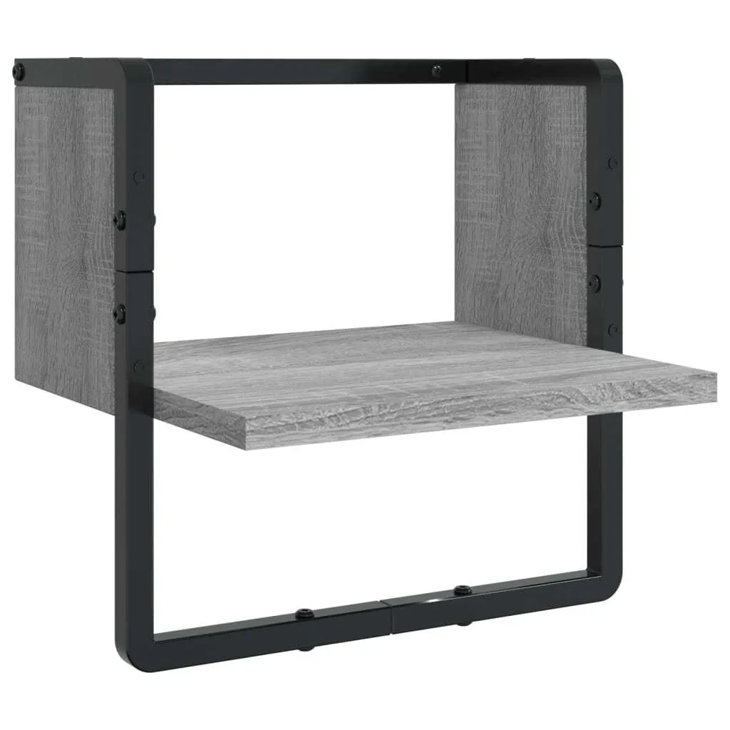Crea il tuo Angolo Relax con le Mensole SYFAX Grigio Sonoma 4pz - 5