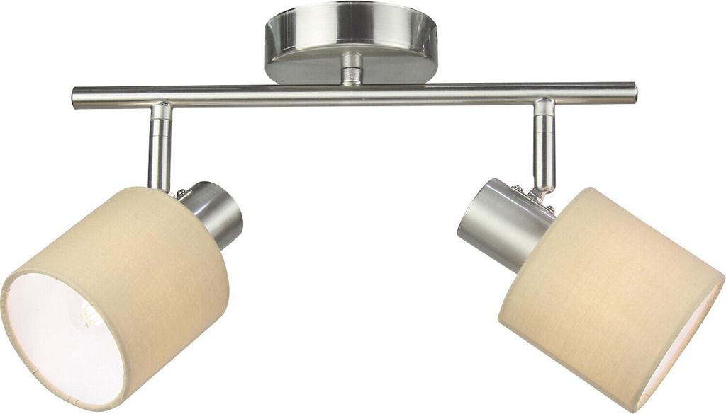 Rabalux 5010 Deckenstrahler 2 Spots Natina, E14, braun, Produktbild 