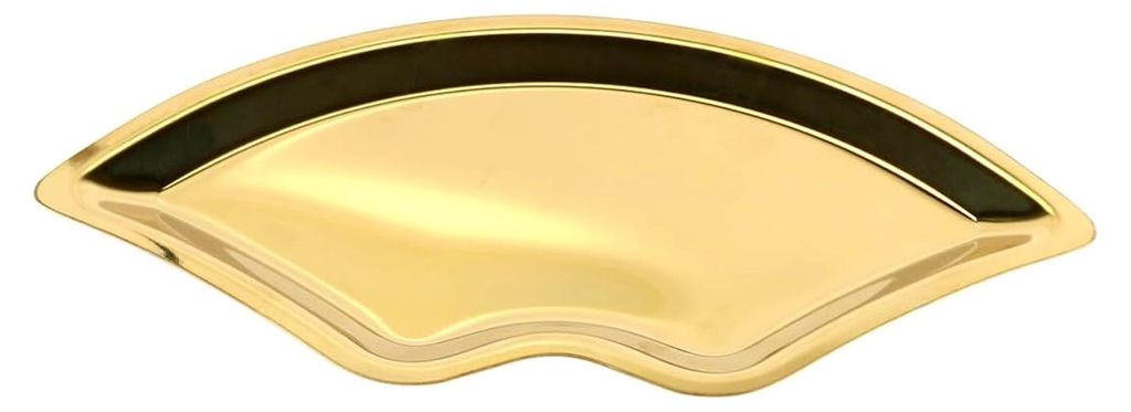 Lippenförmiges Tablett aus Edelstahl – goldener Organizer für Schmuck, Schlüssel und Eingangsdekor, hochglanzpoliertes Aufbewahrungstablett f...