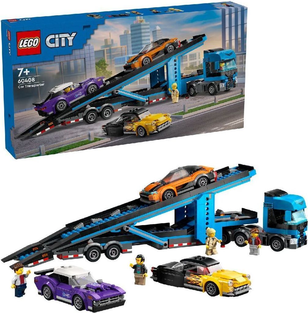 LEGO® City 60408 Ciężarówka do transportu samochodów z Zdjęcie produktu 22