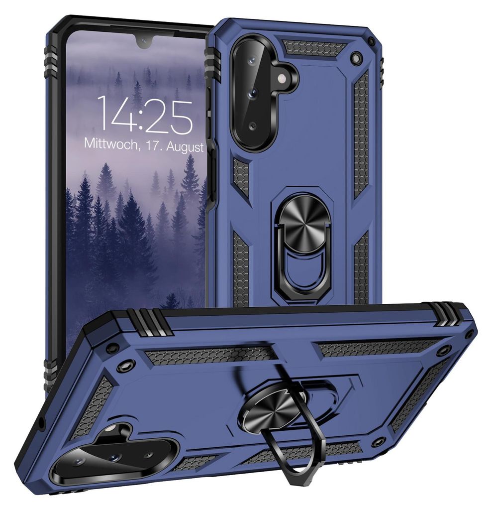 Armor Outdoor Handyhülle für Samsung Galaxy A17 / A17 5G Handy Panzer Case Cover Schutzhülle Farbe: Blau