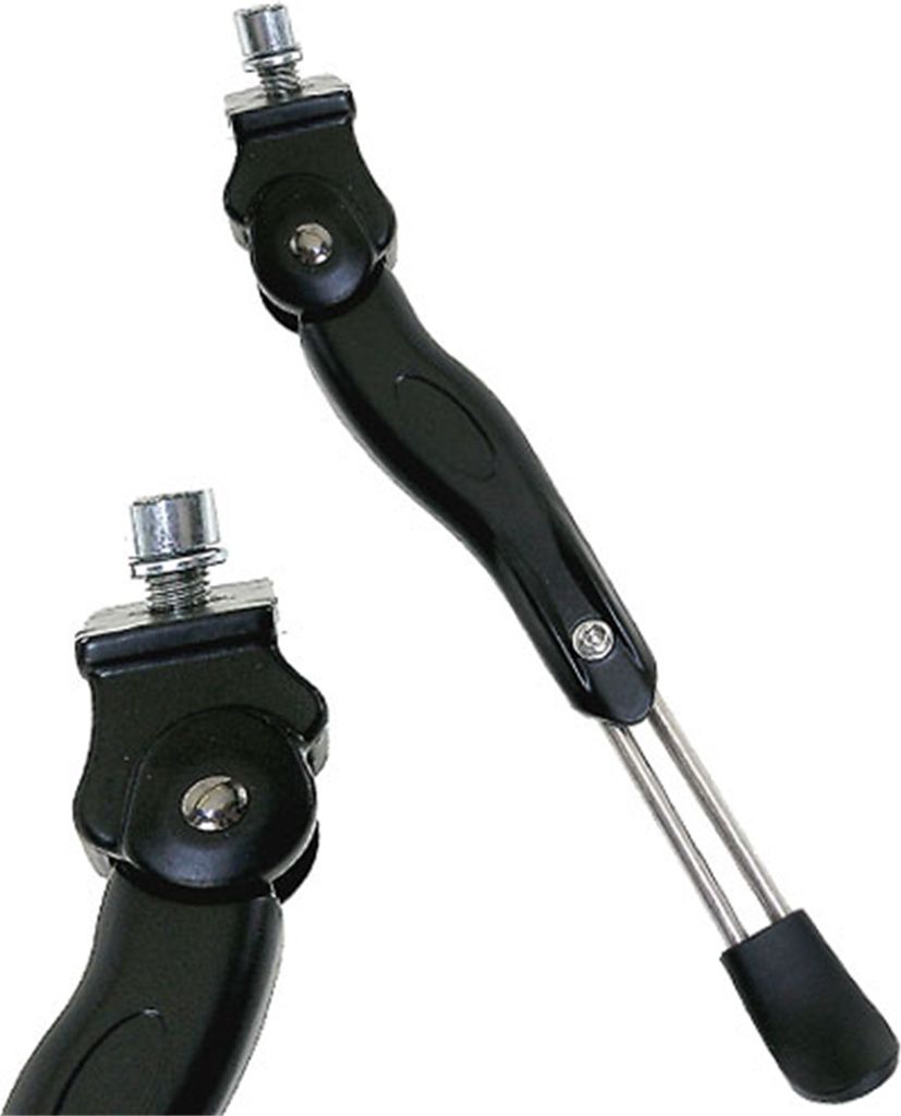 Messingschlager Seitenständer A24-29C2, M-WAVE, Aluminium, 24-29, schwarz