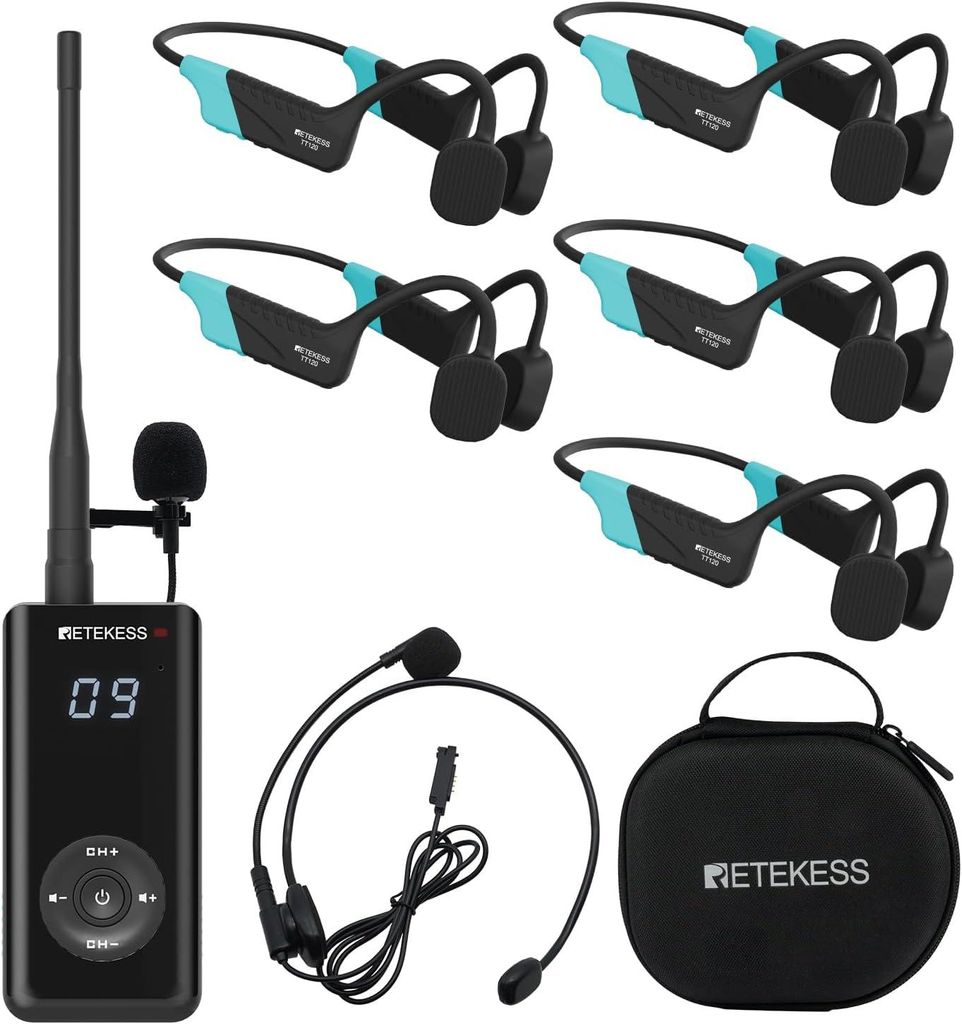 Retekess TT120 Swim Coach Communicator, IP68 vodotěsná Obrázek produktu 