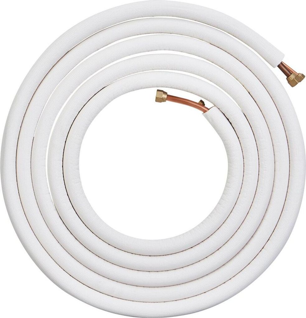 Mini Split Line Set 6.4x12.7 x7620mm Copper Tubing AC w/ Connection Cable