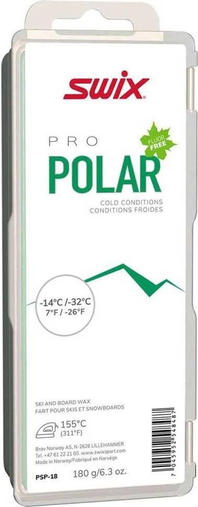 Swix Ps Polar -14oc/-32oc 180 G Wachs Weiß Weiß One Size