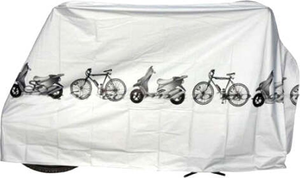 System-S Fahrradgarage Fahrradschutzhülle Fahrradhaube Schutzhaube wasserdicht in Weiß