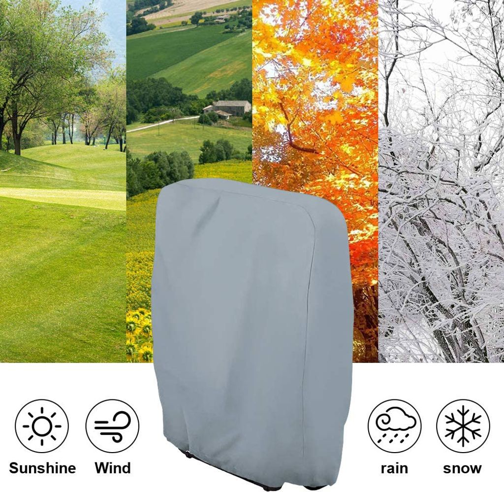 Schutzhülle liegestuhl klappbar - abdeckhaube gartenliege Produktbild 9