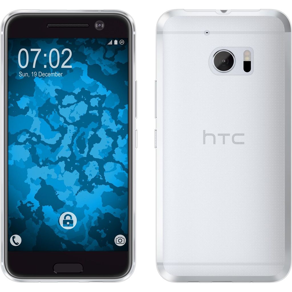 PhoneNatic Case kompatibel mit HTC 10 - Crystal Clear Produktbild 