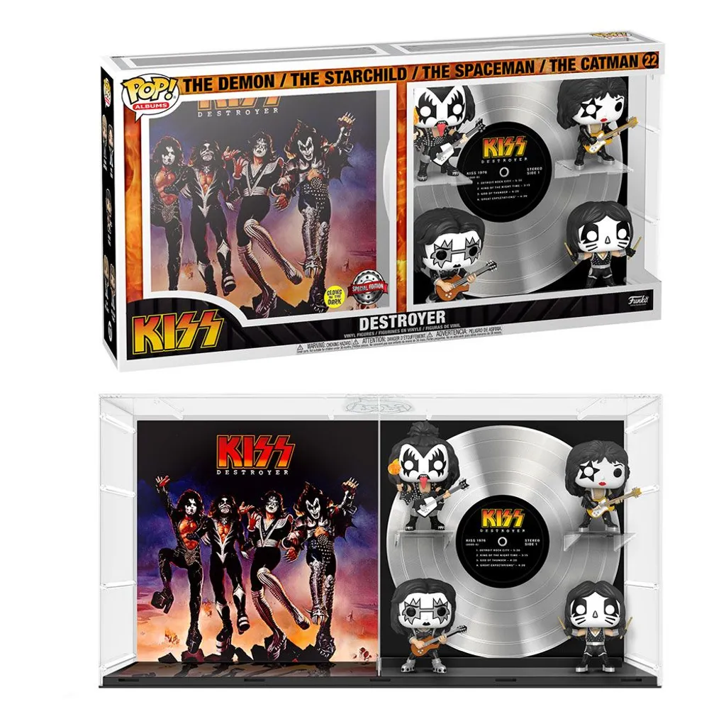 Kiss Destroyer Funko Pop! Albums 22 Édition Spéciale Glows in the Dark