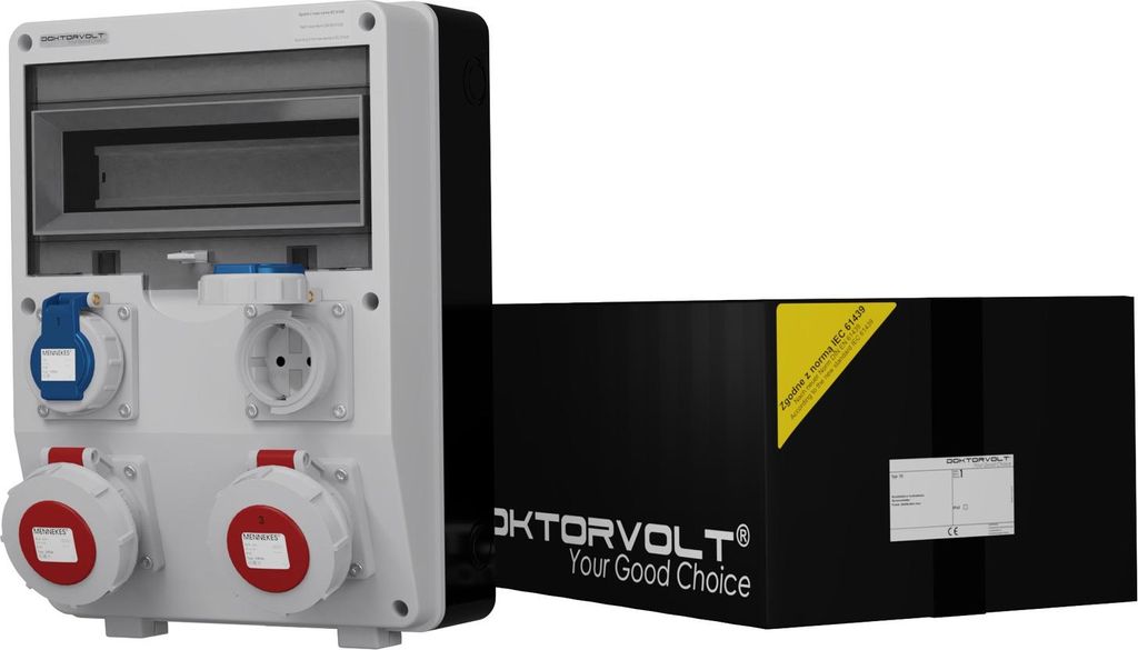 Stromverteiler TD IP65 2x16A 2x230V Doktorvolt 2018