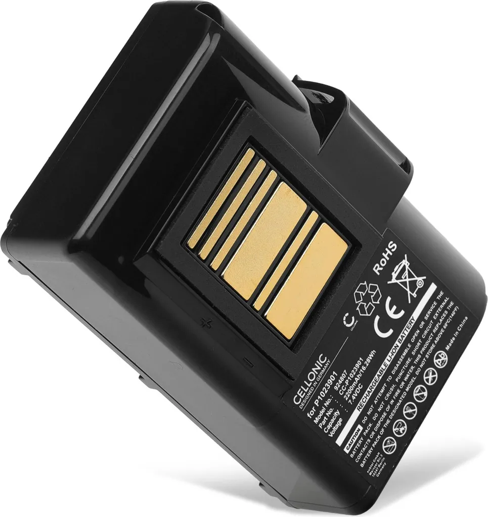 Batterie Rechargeable pour Imprimante Portable Zebra ZQ610 ZQ620 7.4V