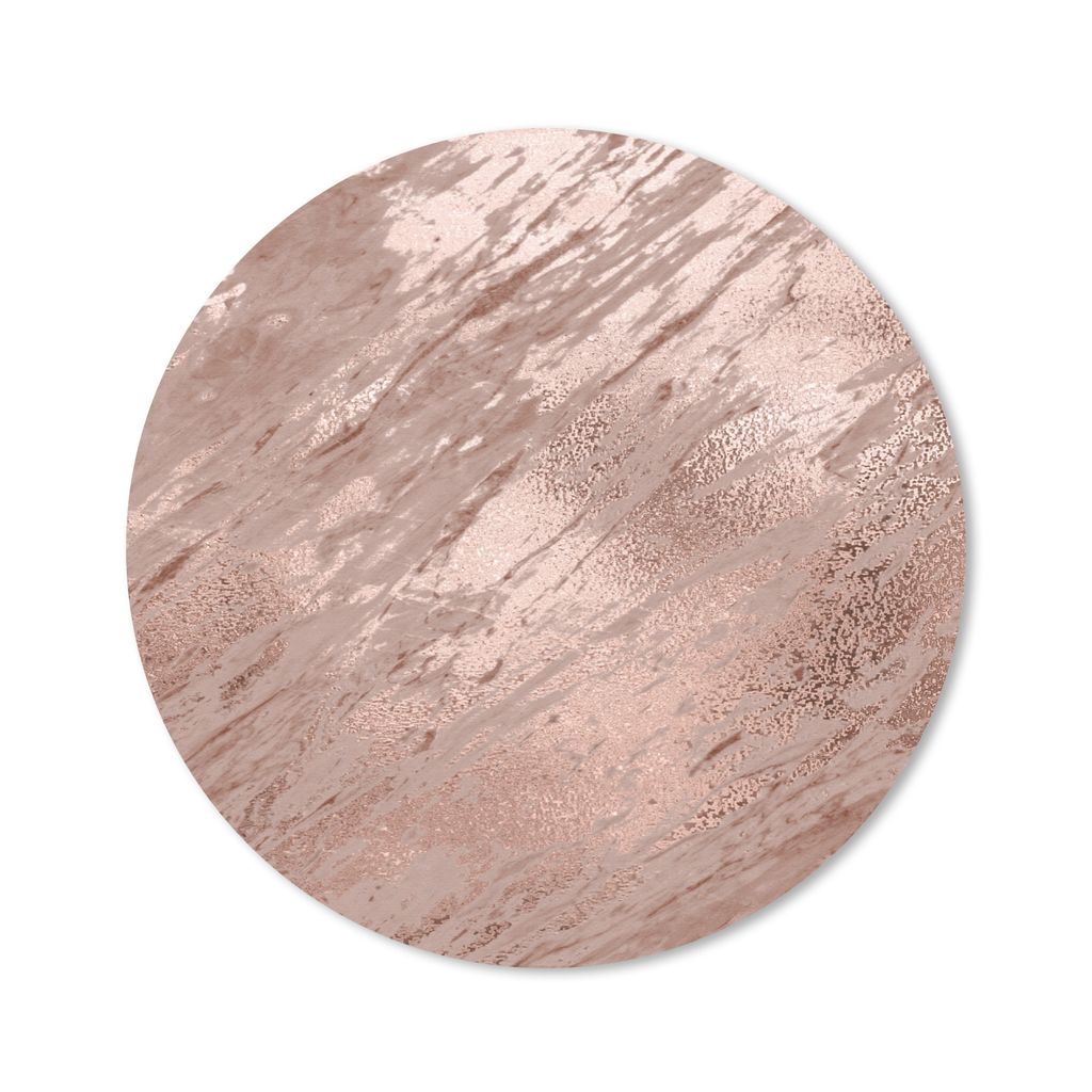 MuchoWow Mauspad Mousepad Marmor - Muster - Rosa 20x20 cm - Mousepads - Maus Mat - Pad - Mausunterlage - Schreibtischmatte