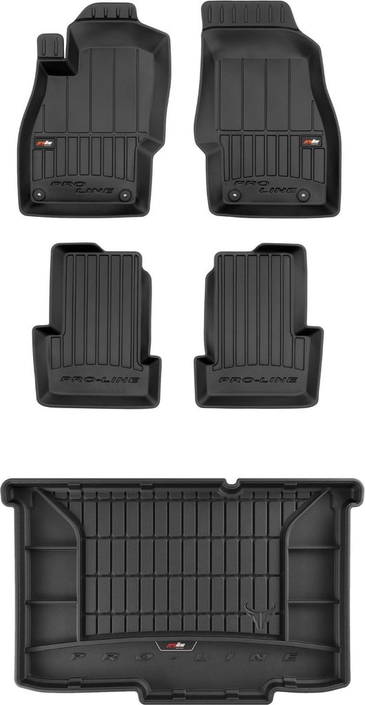 FROGUM 3D Gummimatten und Kofferraummatte für Opel Corsa D 2006-2014