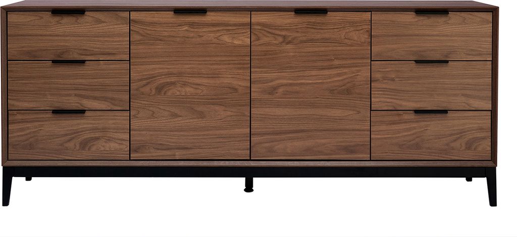 Miliboo - Sideboard im Vintage-Stil aus dunklem Produktbild 
