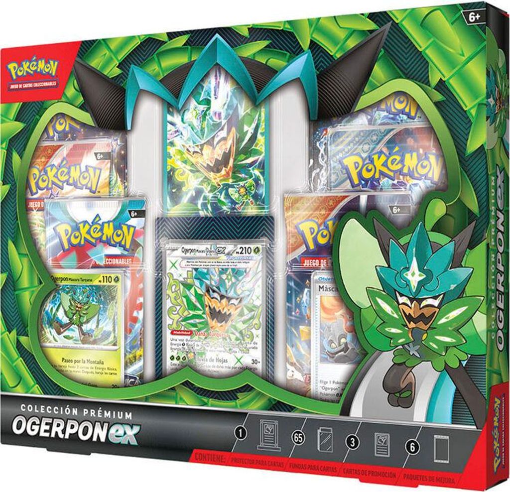 Bandai Pokemon Tcg Ogerpon Ex Premium Collection Es Brettspiel Mehrfarbig Mehrfarbig One Size