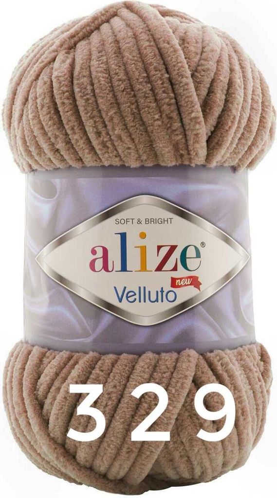 ALIZE Velluto 329 Tobacco Brown Produktbild 