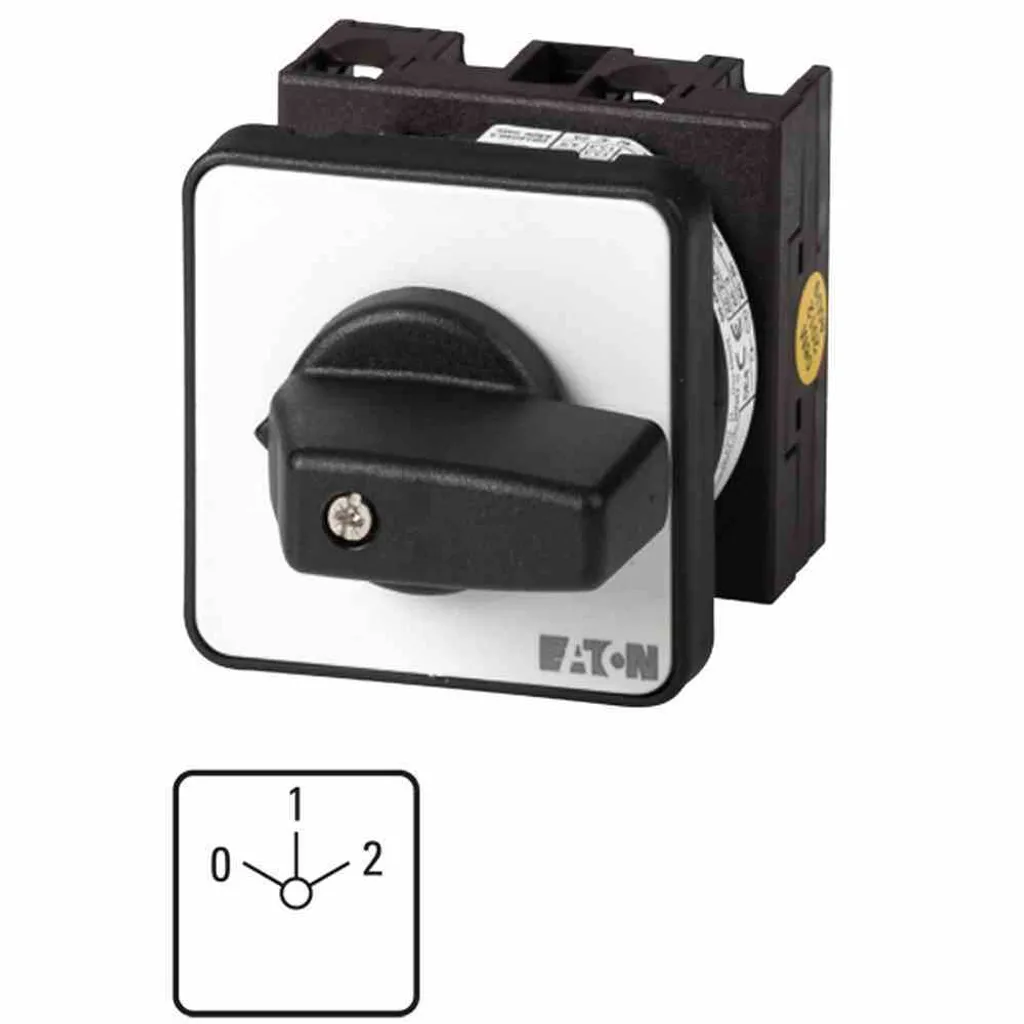 Interrupteur à bascule 3P noir Eaton T0-4-8440/E robuste et durable