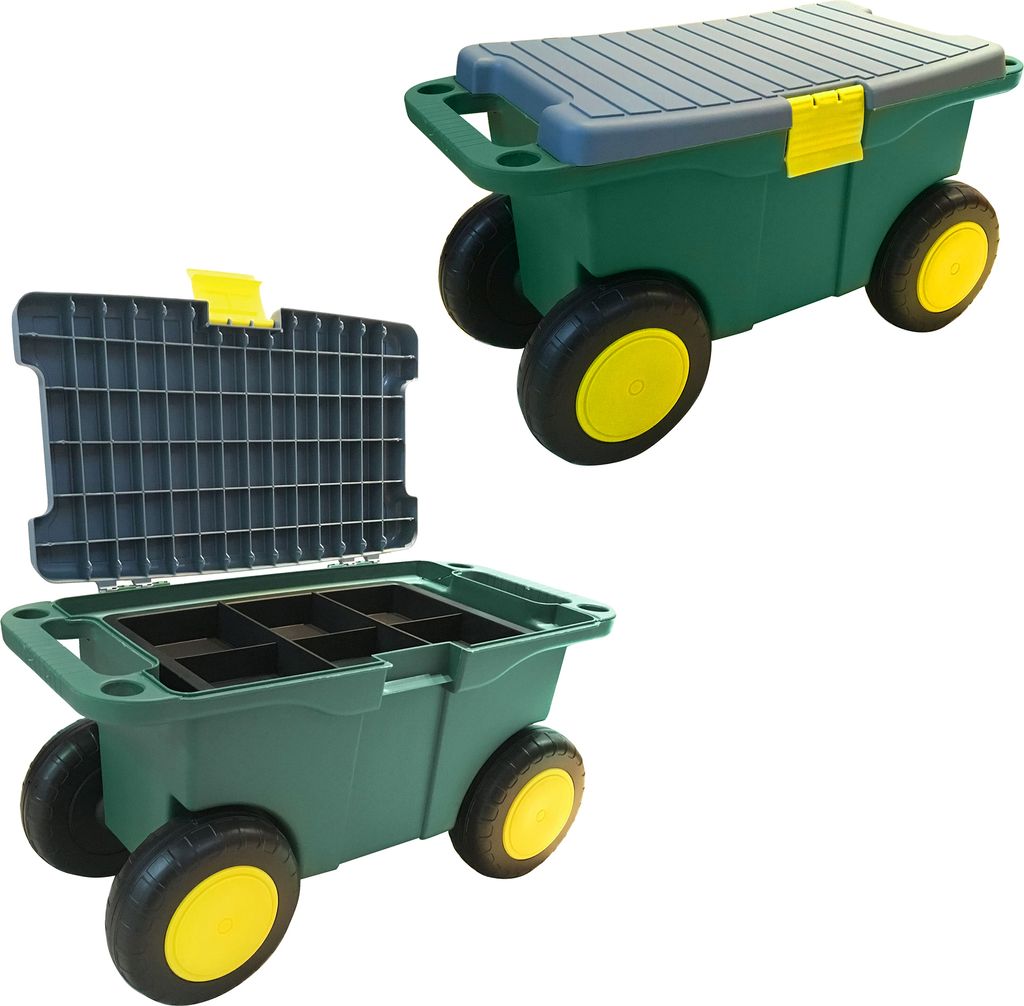 UPP Roll-Sitz-Box 3 in 1 Rollwagen Sitzwagen Werkzeugwagen Produktbild 3