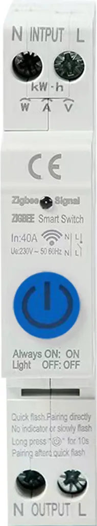 Disjoncteur Zigbee avec commande vocale et programmation horaire mobile