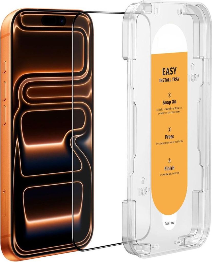 Für Apple iPhone 17 Pro Easy Install Montage 3D Premium Display H9 Schutz Glas