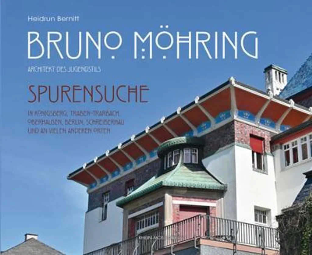 Livre d'architecture Bruno Möhring style Art Nouveau allemand