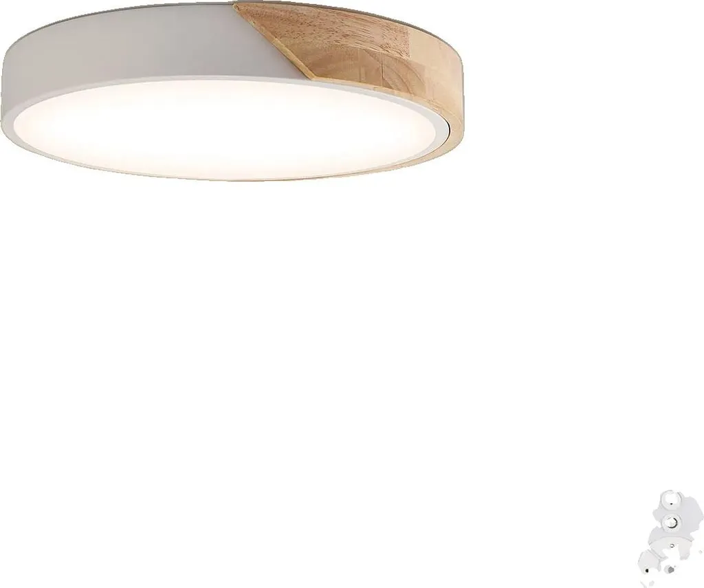 Plafonnier Blanc Dimmable 40W avec Télécommande - Intensité Variable