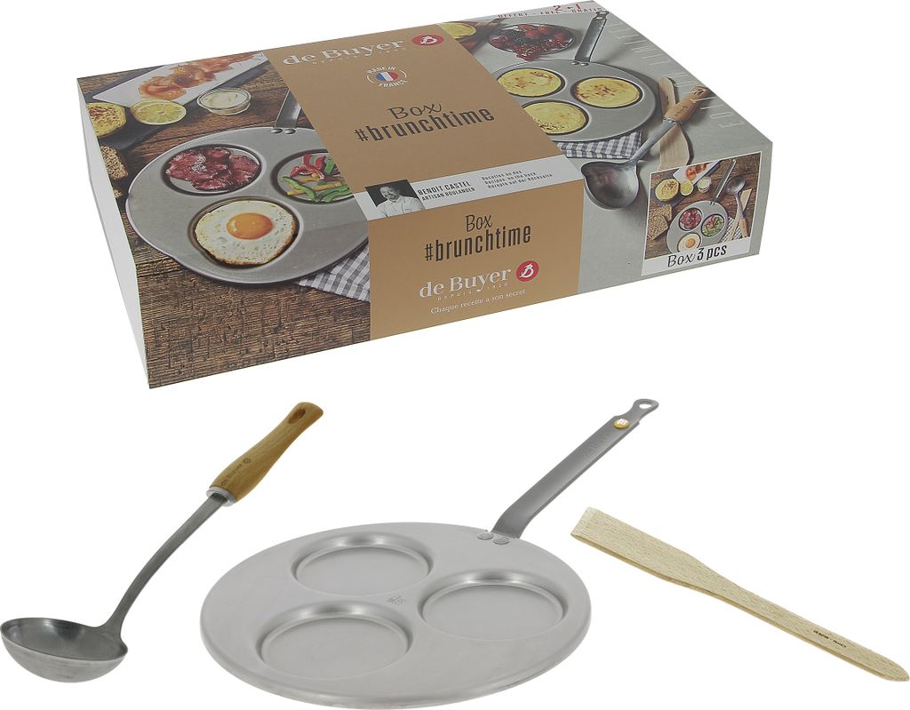 De Buyer BOX #BRUNCHTIME : TRIBLINIS+SPATULA+LOFFEL