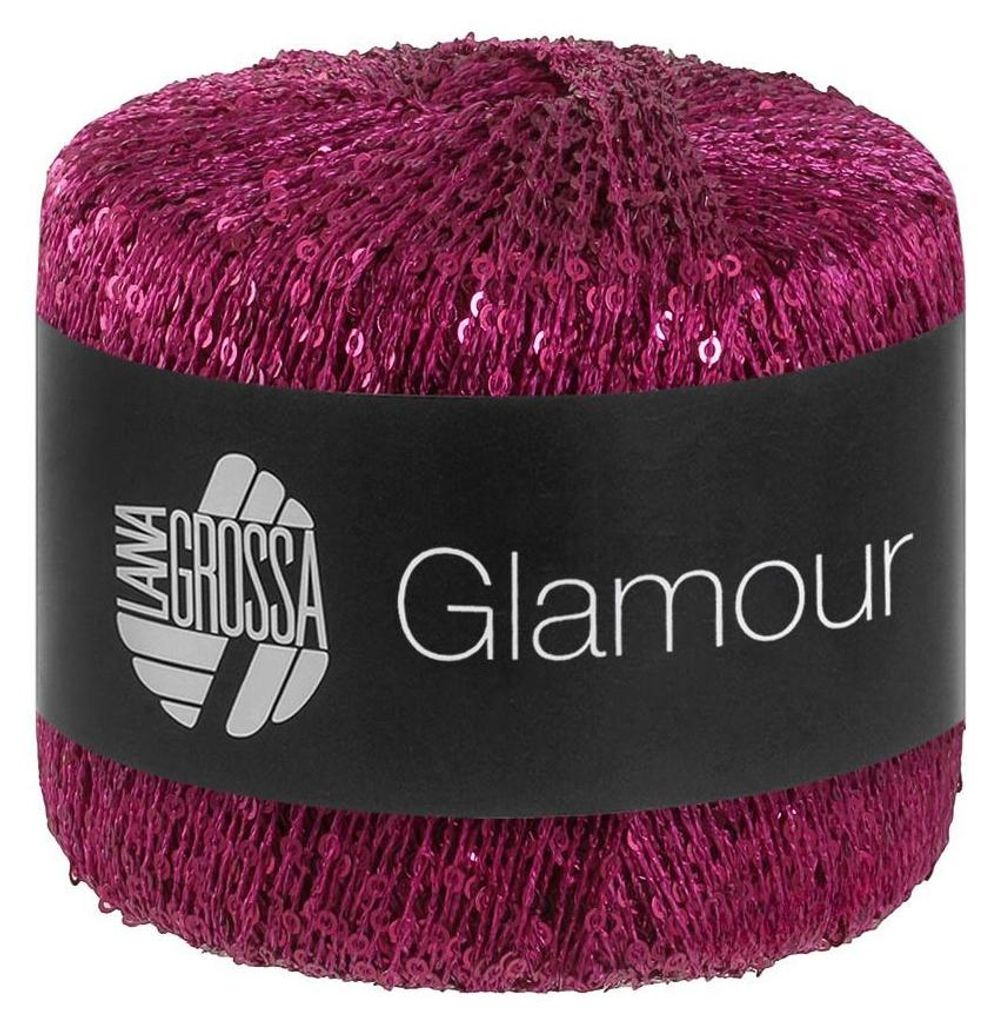 Lana Grossa GLAMOUR 25 g Beilaufgarn mit Pailletten für Produktbild 