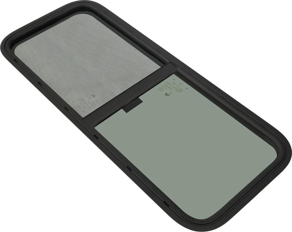 Wohnmobil/Wohnwagen Seitenfenster - Schiebefenster - 1000 x 400 mm - Horizontale Öffnung - Universelle Passform - Montage