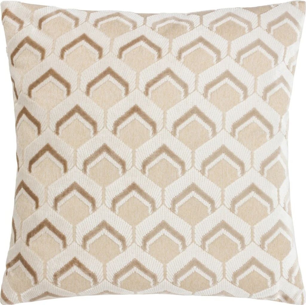 Paoletti - Kissenhülle "Ledbury", Jacquard RV3302 (45 cm x 45 cm) (Warm Taupe)