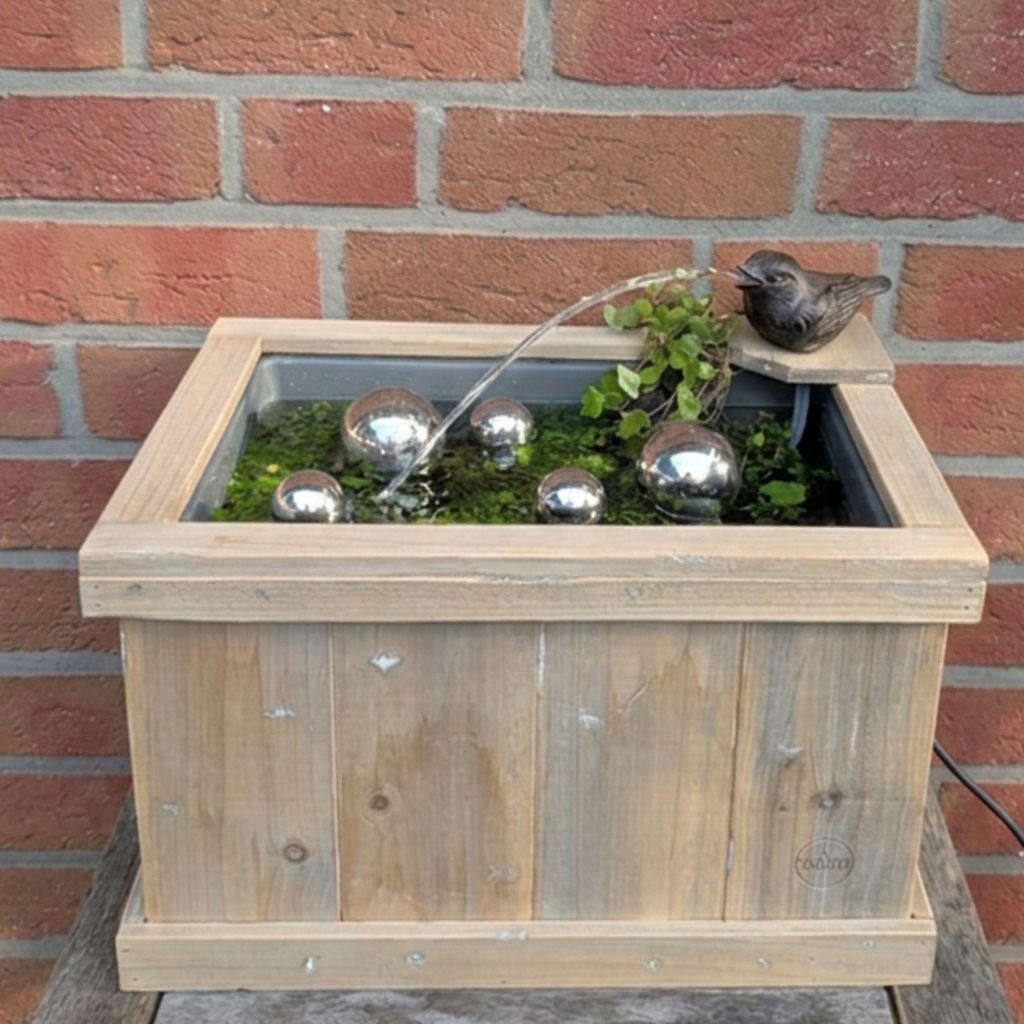 Storm's Gartenzaubereien Miniteich Komplettset mit Produktbild  KI-generiertes Bild