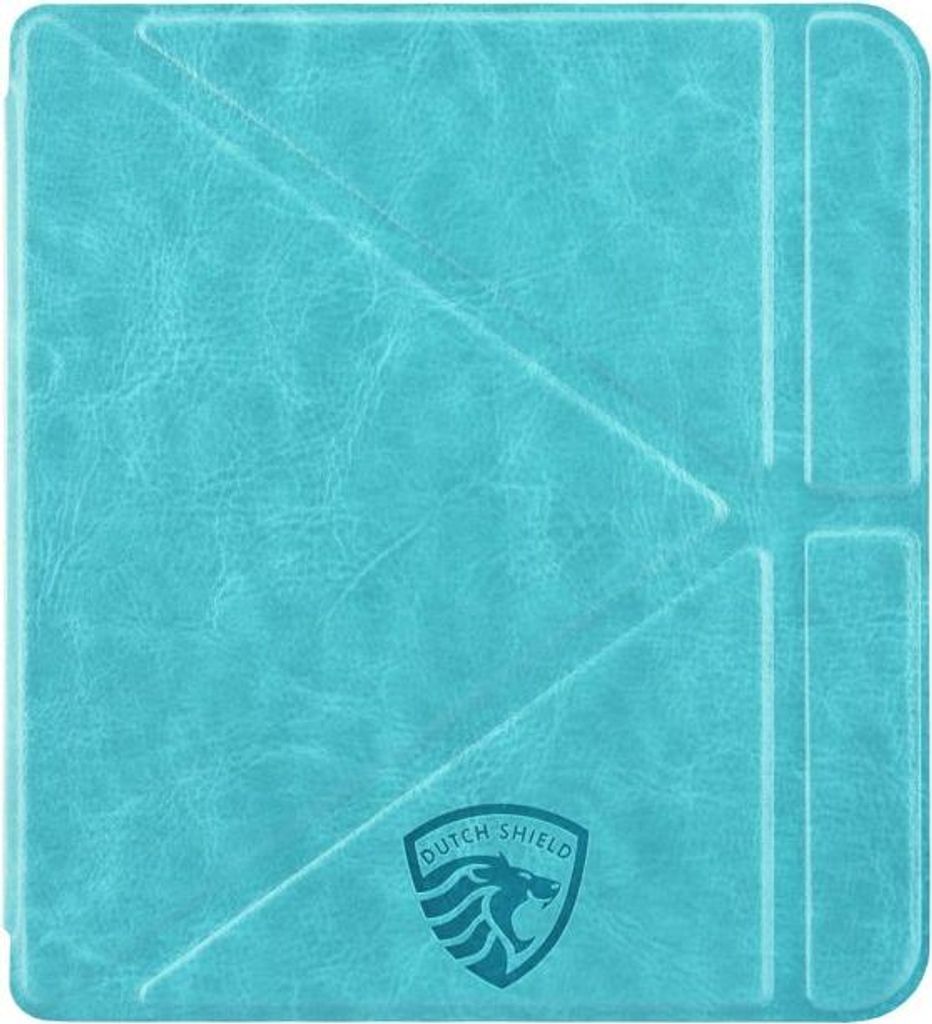 Dutch Shield - Origami Case Hülle für das Tolino Vision Color Ebook - Klapphülle Ereader Schutzhülle Cover Türkis
