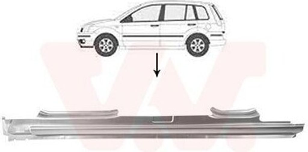 VAN WEZEL 1810103 - OE 1207246 Schweller, links für Fusion
