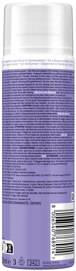 GILLETTE Women Satin Care Rasiergel 200ml Shea Produktbild 
