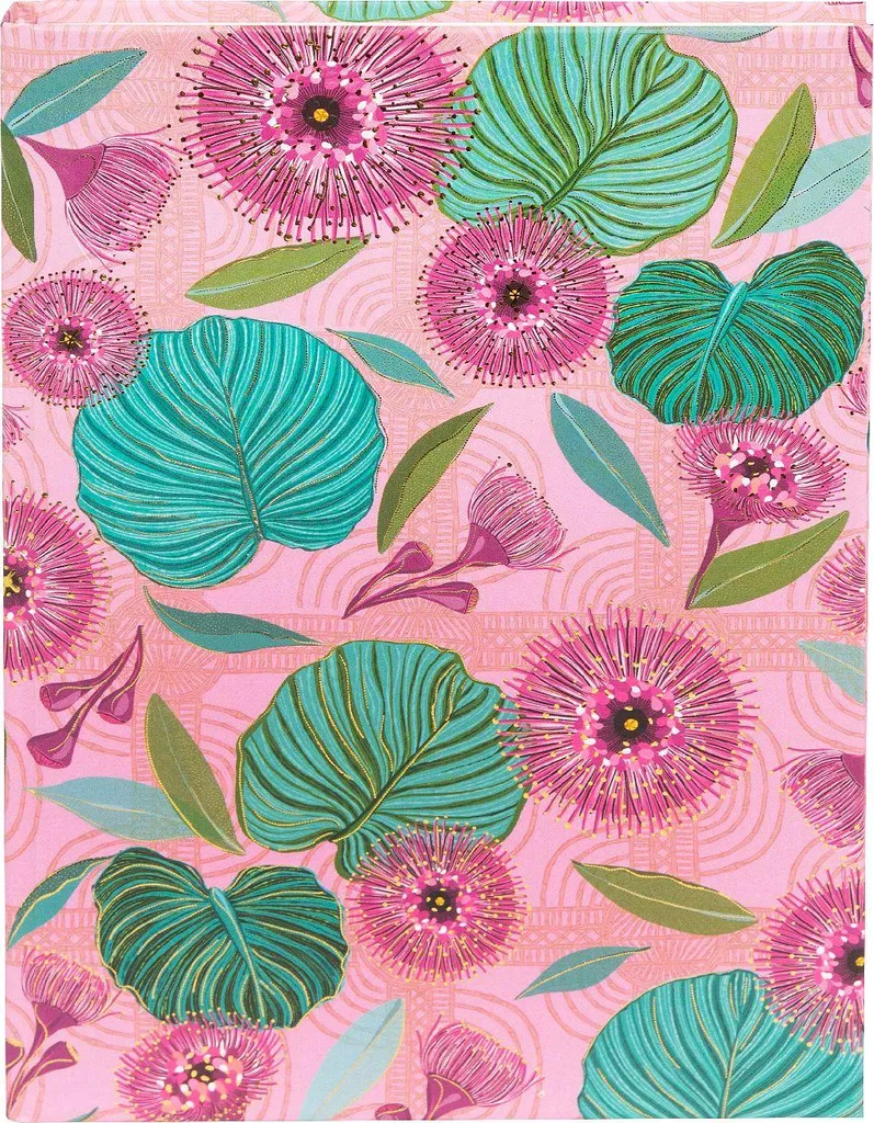 Quaderno Goldbuch Tropical Leaves Rosa 15x22 cm - Carta 100g Premium
