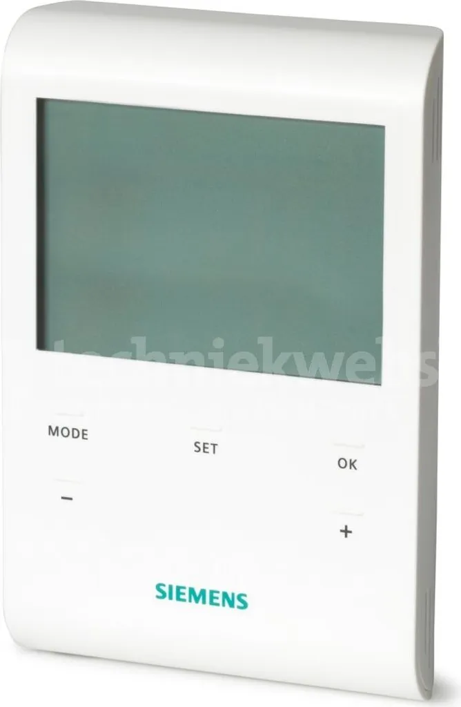 Thermostat d'ambiance digital Siemens RDE100.1 : économie d'énergie