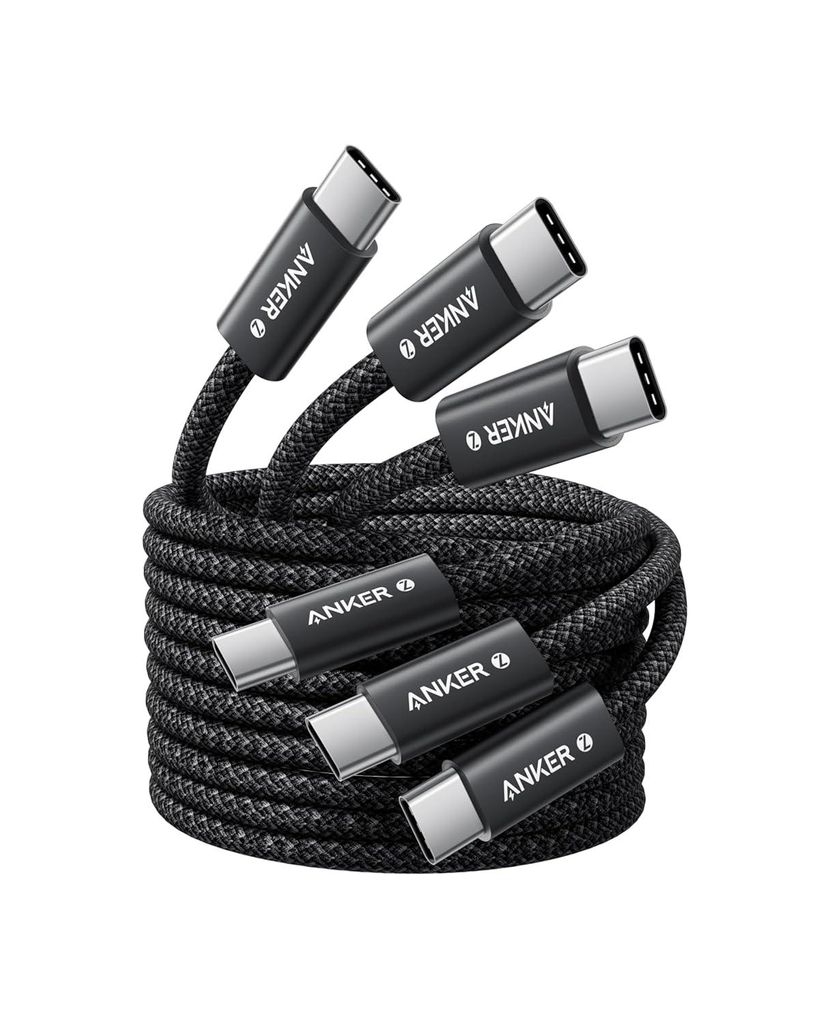 Anker 240W USB C auf USB C Kabel, [3 Stück 1,5m] PD 3.1 Produktbild 