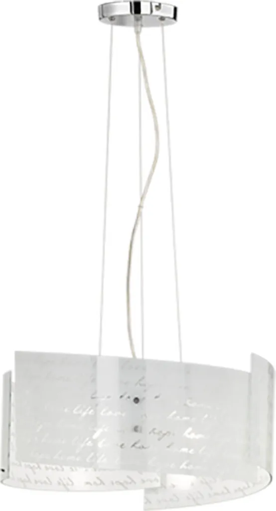 Lustre SIGNA blanc 302500301 - Éclairage central pour cuisine moderne