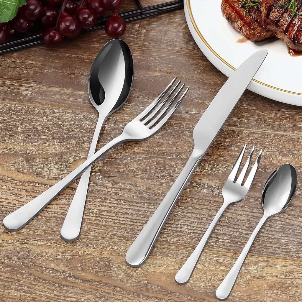 Besteck Set, 40-teiliges Besteckset für 8 Personen mit Produktbild 3