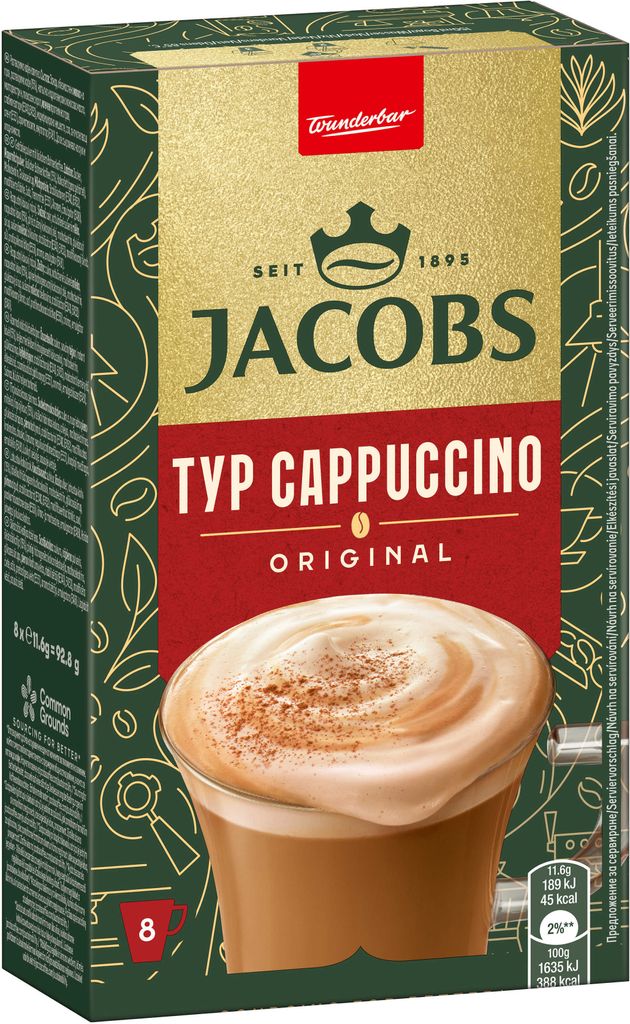 JACOBS Löskaffee Typ Cappuccino 10 x 8 Sticks - 80 Getränke Produktbild 4