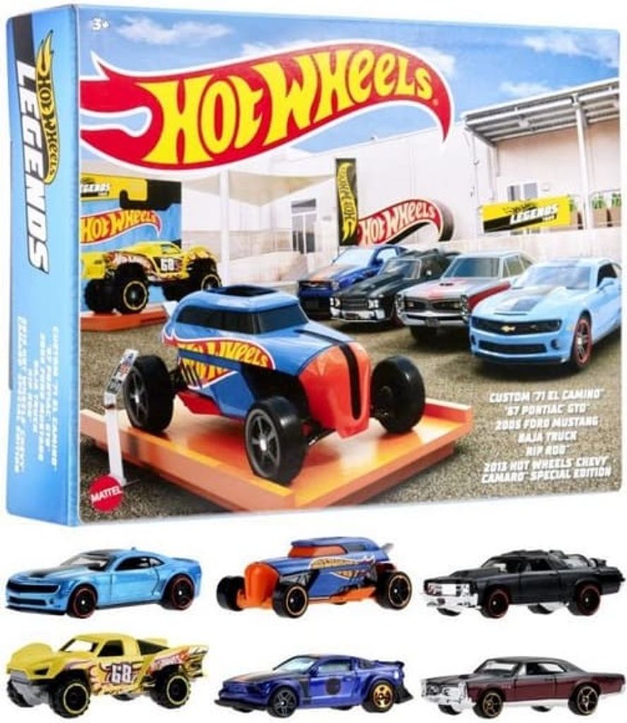 Hot Wheels 6 ks tématický angličák - Hot Wheels legendy Obrázek produktu 5