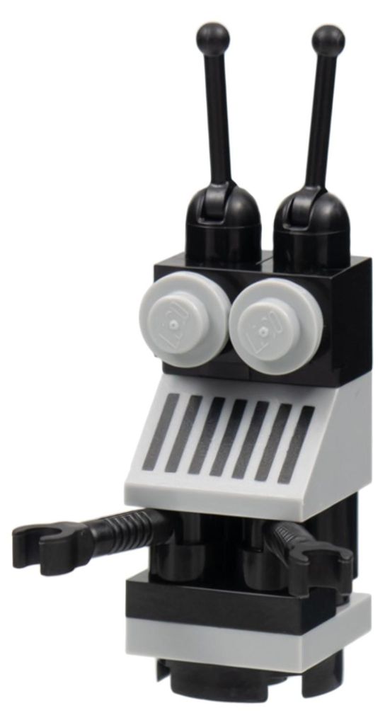 LEGO Minifigur Classic Space Droid - Round Plate Base, Produktbild 